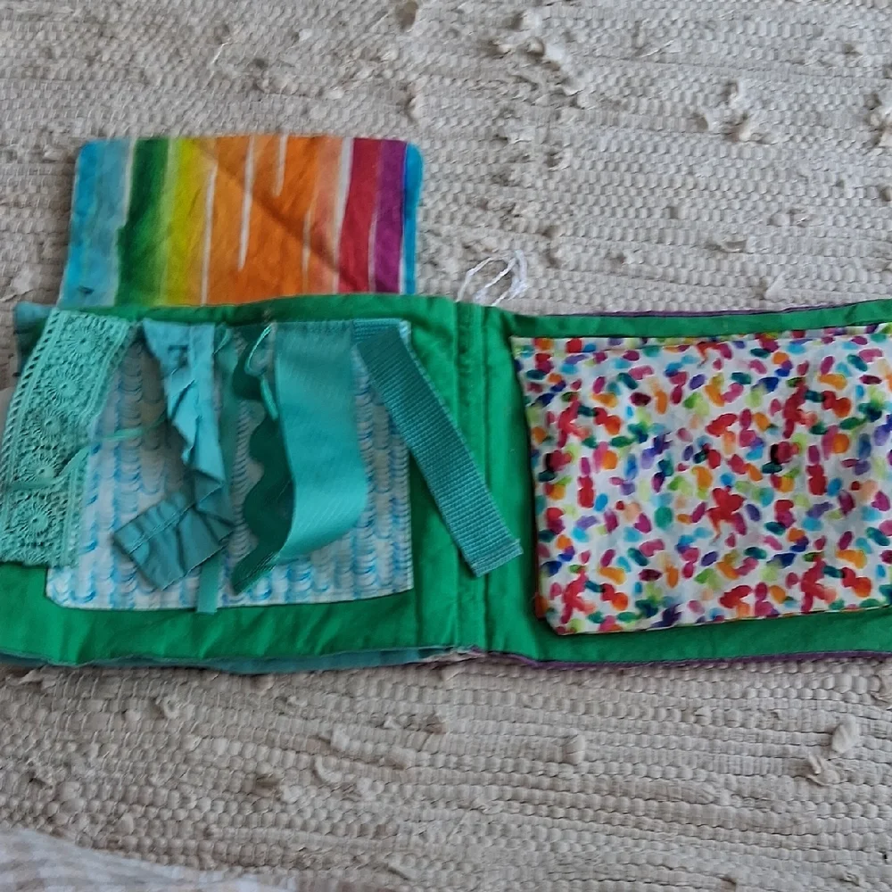 Lovevery Cloth Book Flash Card Slots No Cards With Book